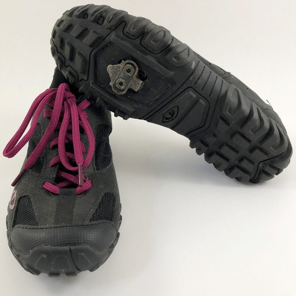 GIRO Junction Women's MTB Cycling Shoes in Black/Fuschia 38 EU/6.5 US